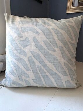 Handmade Zippered and Lined Cotton Throw Pillow Cover